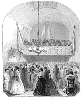 Cork Prints: Opening of the Cork Temperance Institute, 1845. Creator: Unknown