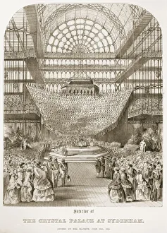 Opening Prints: Opening of Crystal Palace at Sydenham by Queen Victoria on June 10th 1854. Creator