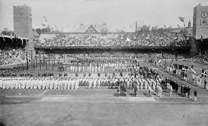 Athletes Prints: Opening Day, Stockholm Olympic Games, 1912. Creator: Bain News Service