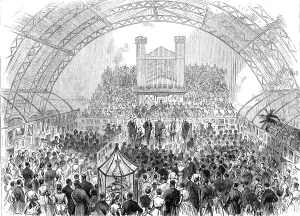William Cavendish Prints: Opening of the Derby Fine-Arts and Industrial Exhibition, 1870. Creator: Unknown
