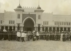 Forestry Prints: Opening of the exhibition, 1911. Creator: A. A. Antonov