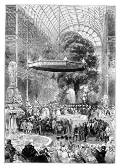 Opening of the Great Exhibition, Hyde Park, London, 1851, (1888.)