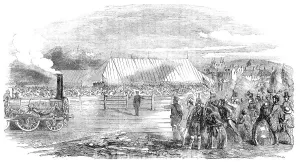 Marquee Prints: Opening of the Great North of Scotland Railway - The Huntly Station