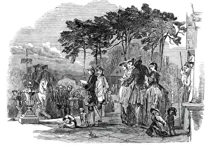 Greenwich Prints: Opening of Horn Fair'at Charlton, in 1745, 1845. Creator: Unknown