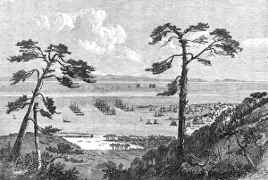 Gunships Prints: Opening of the Inland Sea Ports of Japan:Hiogo