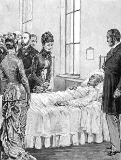 Palmer Prints: Opening the Marylebone Infirmary at Notting-Hill: the Princess of Wales visiting the patients