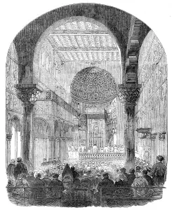 Opening of the New Church at the Roman Catholic University, Dublin, 1856. Creator: Unknown