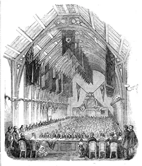Beam Prints: Opening of the New Corn Exchange, at Hull, 1856. Creator: Unknown