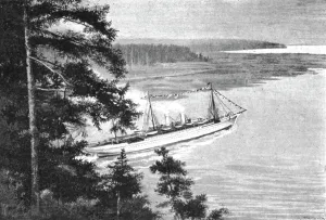 The Opening of the New Route to India by the Canadian Pacific Railway, 1891. Creator: Unknown