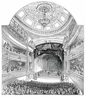 Manchester Collection: Opening of the New Theatre Royal, Manchester, 1845. Creator: Unknown