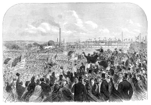 Chimneys Prints: The opening of the People's Park