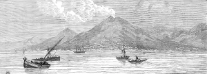 Vesuvius Prints: Opening of the railway to the top of Mount Vesuvius, 1880. Creator: Unknown