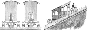 Sloped Prints: Opening of the railway to the top of Mount Vesuvius, 1880. Creator: Unknown