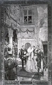 Reception Gallery: Opening of the Royal Exchange, 1571, (1887). Artist: Windsor Tapestry