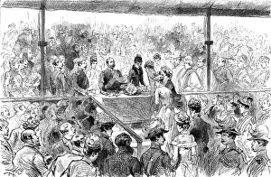 Support Prints: Opening of the Royal Military Exhibition: the Princess of Wales receiving purses