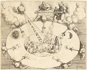 Hirsvogel Augustin Gallery: The Opening of the Seventh Seal, 1549. Creator: Augustin Hirschvogel