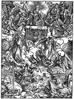 Images Dated 10th October 2007: The Opening of the Seventh Seal, The Seven Angels with the trumpets, 1498, (1936)
