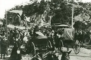 Opening Prints: Opening of the tram service to The Spit, 1900. Creator: Unknown
