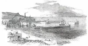 Cumberland Prints: Opening of the Whitehaven and Furness Junction Railway - Whitehaven Bay