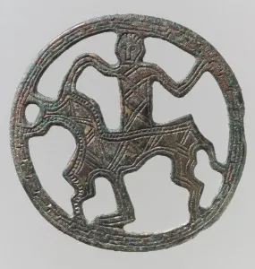 Open Work Prints: Openwork Belt Fitting, Frankish, 7th century. Creator: Unknown