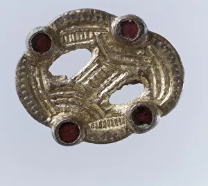 Open Work Prints: Openwork Brooch, Frankish, second half 6th century. Creator: Unknown