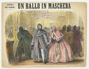 Masked Ball Gallery: Opera Un Ballo in maschera by Giuseppe Verdi, Paris, Theatre Italien, 1861