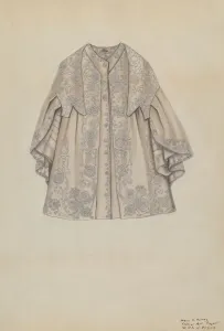 Humes Mary E Prints: Opera Cloak, c. 1938. Creator: Mary E Humes