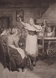 Opera Der fliegende Hollander (The Flying Dutchman) by Richard Wagner, II Act, 1894