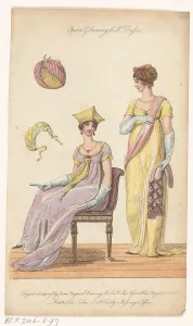 Printing Ink Prints: Opera & Evening Full Dresses, La Belle Assemblee