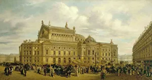 9th Arrondissement Prints: Opera Garnier seen from rue Auber
