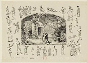 Opera Lakme by Leo Delibes in the Theatre national de l opera-comique, 1883