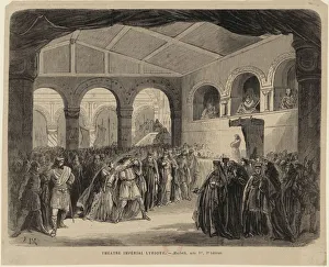 Verdi Prints: Opera Macbeth by Giuseppe Verdi. Paris, Theatre-Lyrique, 21. 04. 1865, 1865