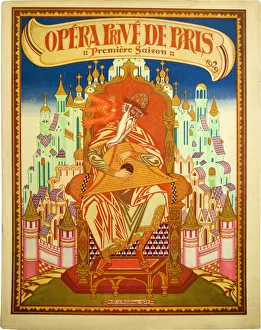 Russian Music Prints: Opera prive de Paris. Premiere saison. 1929, 1928
