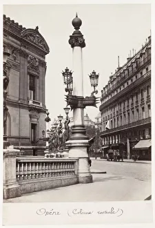 Opera (Rostral Column), c. 1875. Creator: Charles Marville (French, 1816-1879) Opera (Rostral Column), c. 1875. Creator: Charles Marville (French, 1816-1879)