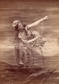 Opera singer Lilli Lehmann (1848-1929) as Woglinde in opera Das Rheingold by Richard Wagner. Bayreut