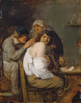 Patient Prints: The Back Operation, c1636. Creator: Adriaen Brouwer