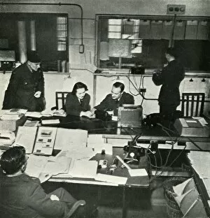 Cecil Walter Hardy Gallery: Operations Room, c1943. Creator: Cecil Beaton