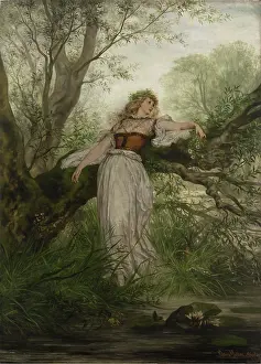 Romance Prints: Ophelia, c1869. Creator: Victor Muller