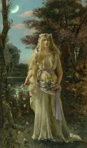 Shakespeare Prints: Ophelie (Ophelia), 1887. Creator: Stevens, Alfred (1823-1906)