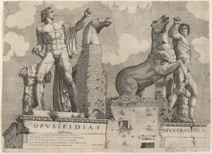 Opus Filiae... Opus Praxitelis, before 1546. Creator: Unknown Opus Filiae... Opus Praxitelis, before 1546. Creator: Unknown