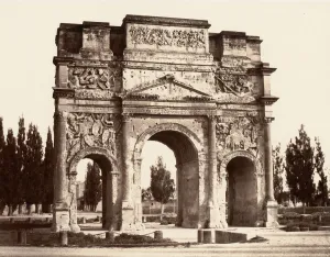 Baldus Prints: Orange, Arc Antique, ca. 1864. Creator: Edouard Baldus