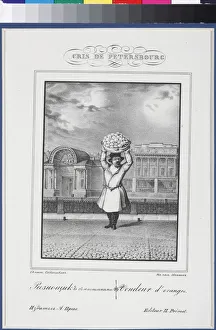 Sadovnikov Prints: The orange seller, 1830-1831
