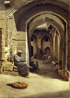 Cairo Prints: The Orange Seller, c1893. Creator: Joseph Farquharson