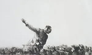Encourage Prints: The orator, 1926. Creator: Arthur Briscoe