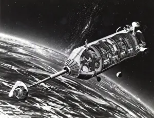 Orbit and Launch Facility Concept. Creator: NASA