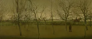 An Orchard in Winter, 1907. Creator: Valerius de Saedeleer