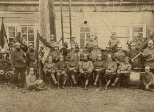 Firefighting Prints: Orchestra, Created in 1903, of the Volunteer Fire Association