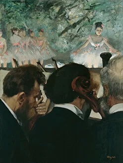Orchestra Musicians. Artist: Degas, Edgar (1834-1917)