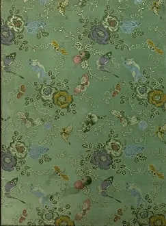 Kitten Prints: Orchids, Album Covers and Pages, Qing dynasty (1644-1911), dated 1832. Creator: Chen Wu
