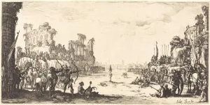 Archers Prints: The Ordeal by Arrows (Saint Sebastian), c. 1632 / 1633. Creator: Jacques Callot